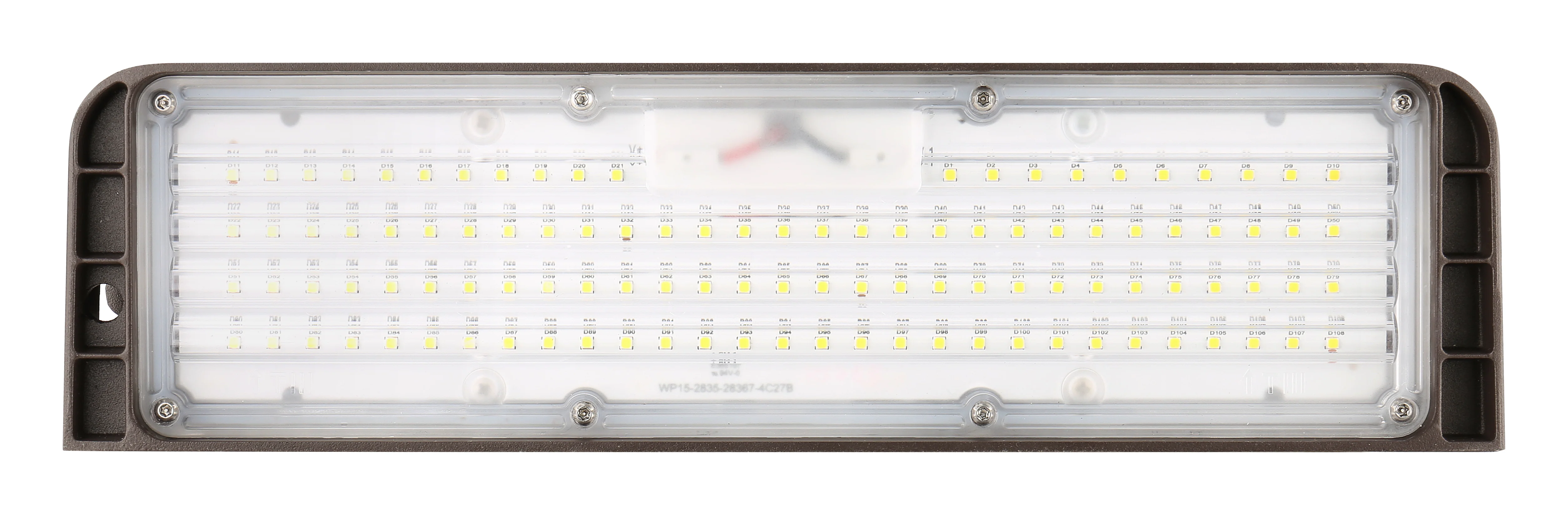 LED Slim Full Cutoff Wall Pack, 9700 Lumen Max, 65W, CCT Selectable, Photocell Included, 120-277V, Dark Bronze Finish - Image 2