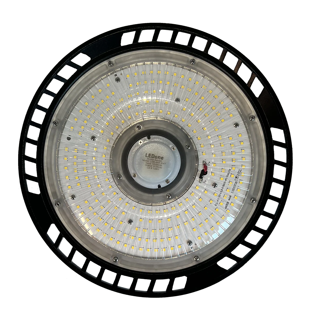 LED UFO High Bay Light, 45000 Lumens, 300W, 5000K, 100-277V, 1-10V Dimming - Image 4