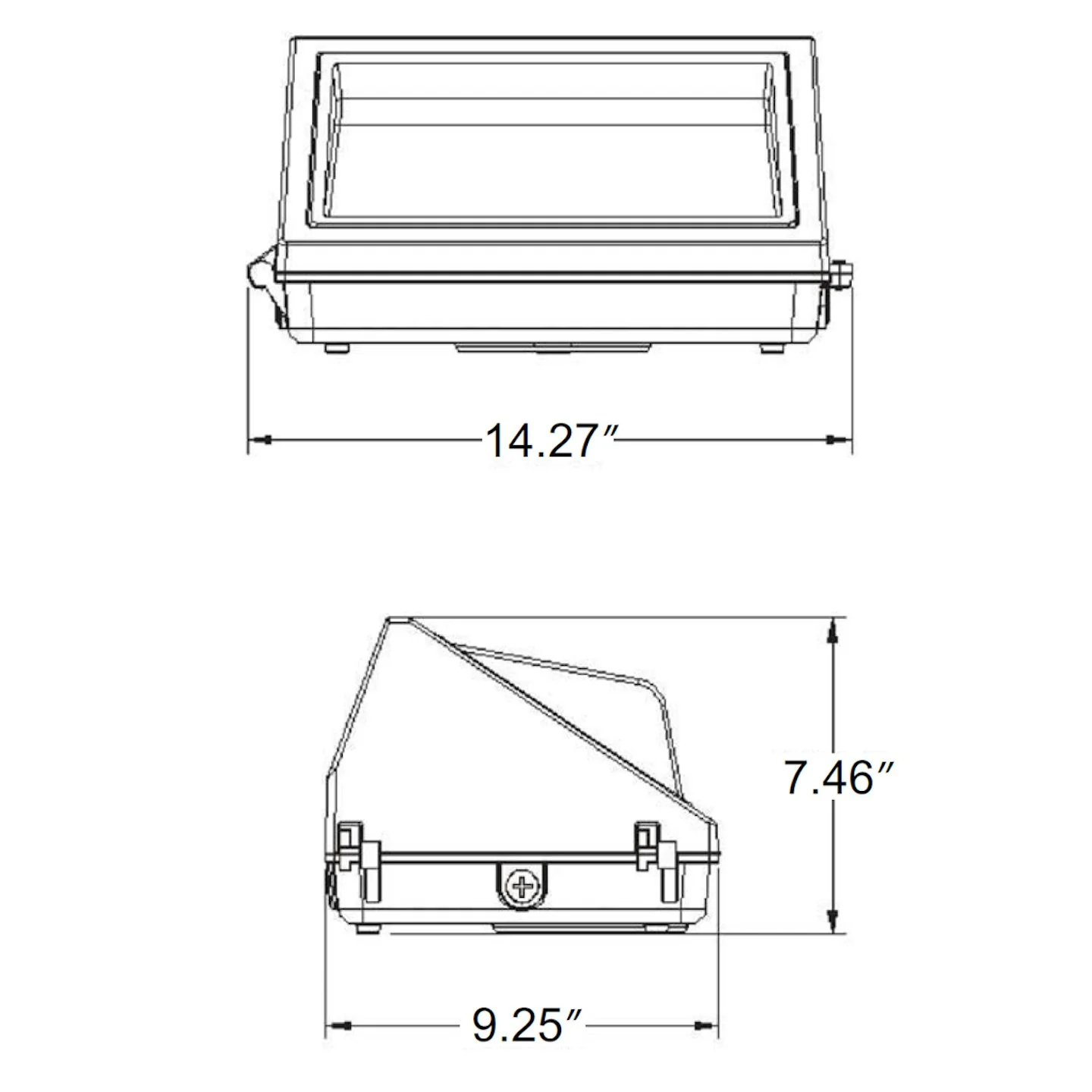 LED Wall Pack, 17,400 Lumen Max, Wattage, CCT and Optic Selectable, Integrated Photocell, 120-347V, Bronze, Black or White Finish - Image 3