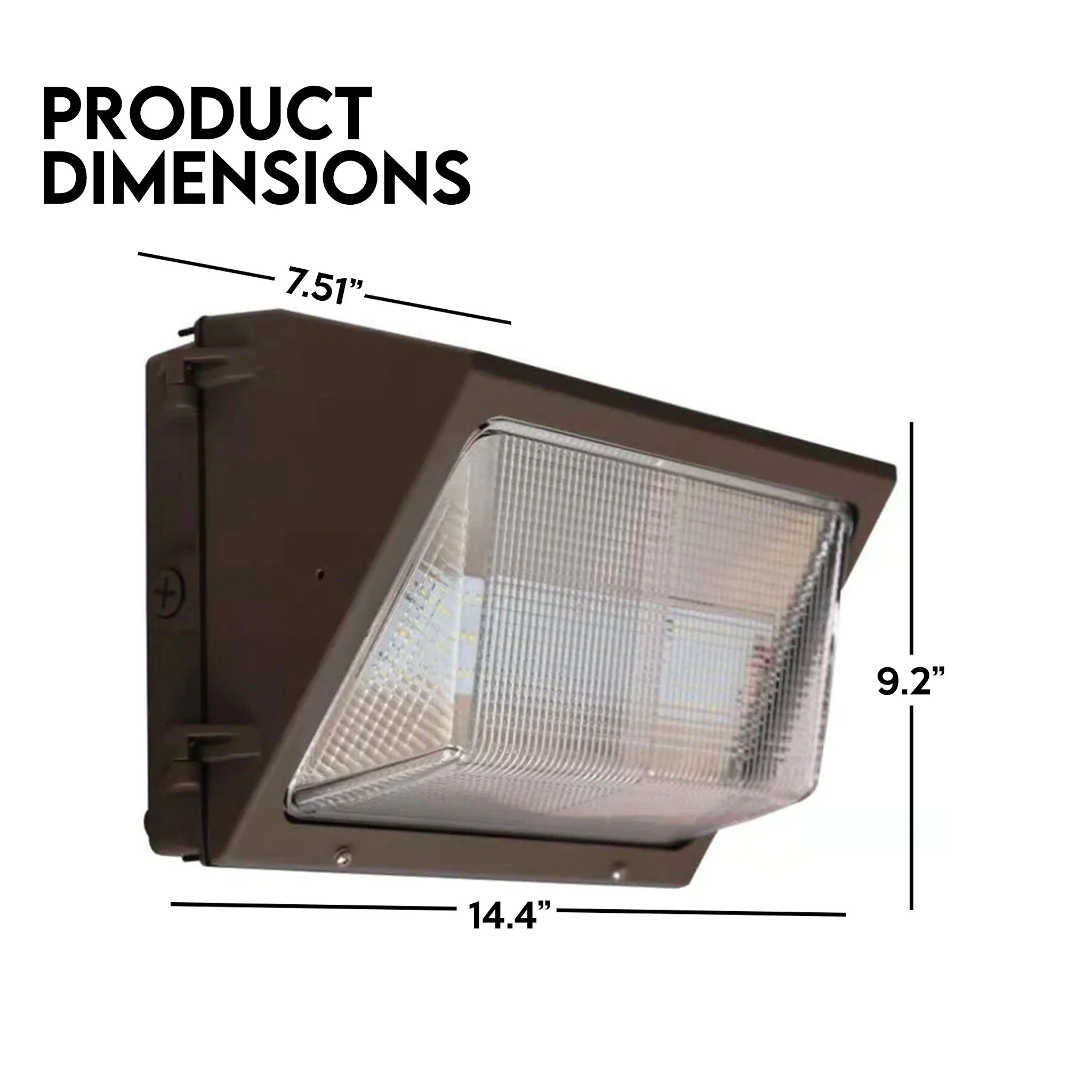 LED Wall Pack, G3, 75 Watt, 10200 Lumens, 120-277V, 3000K or 5000K - Image 5