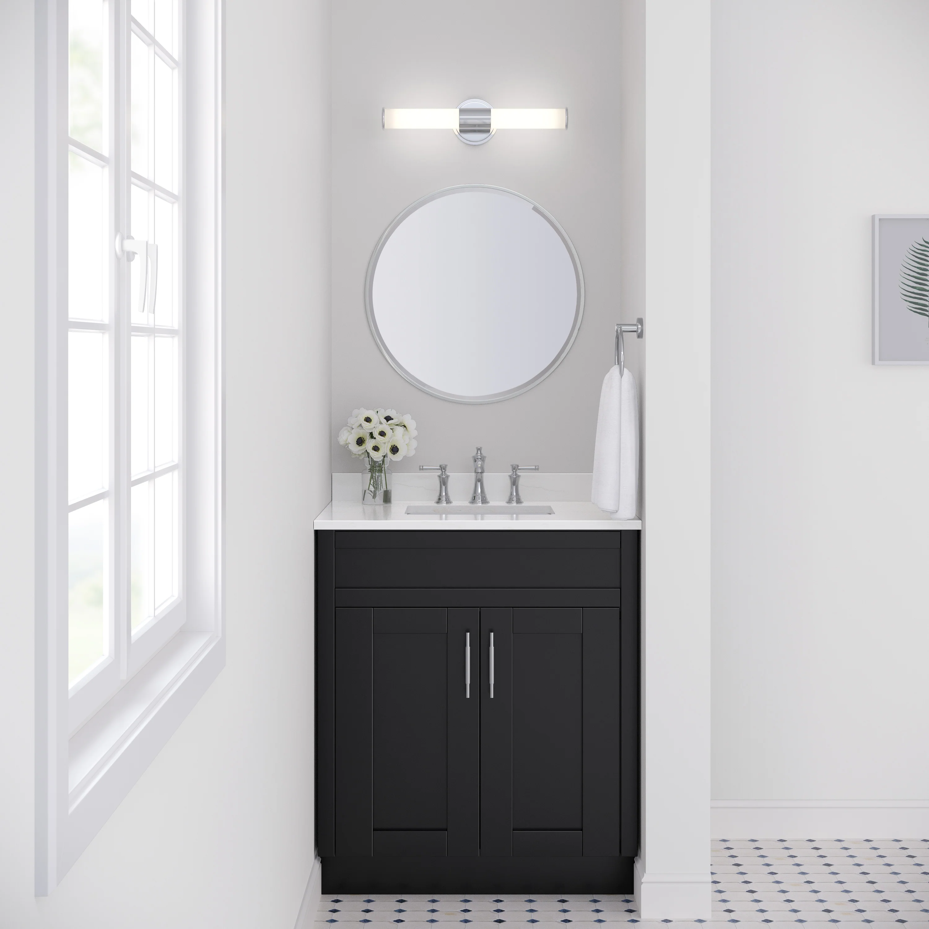 Millennium Lighting 18" Vanity Light, 15W, Trumann Collection (Available in Brushed Nickel, Polished Chrome, Matte Black, Modern Gold) - Image 16