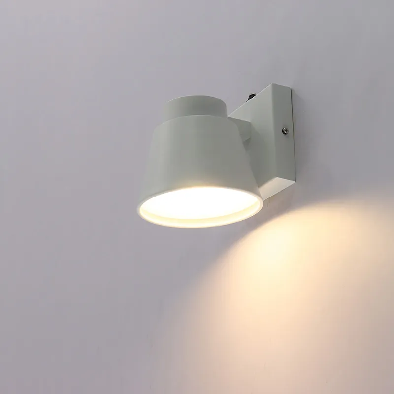 Mini Cone Outdoor Wall Light, 700 Lumens, 10W, CCT Selectable, Dimmable, Photocell Included, 120V, Available in Black, White, Brushed Nickel and Bronze - Image 6