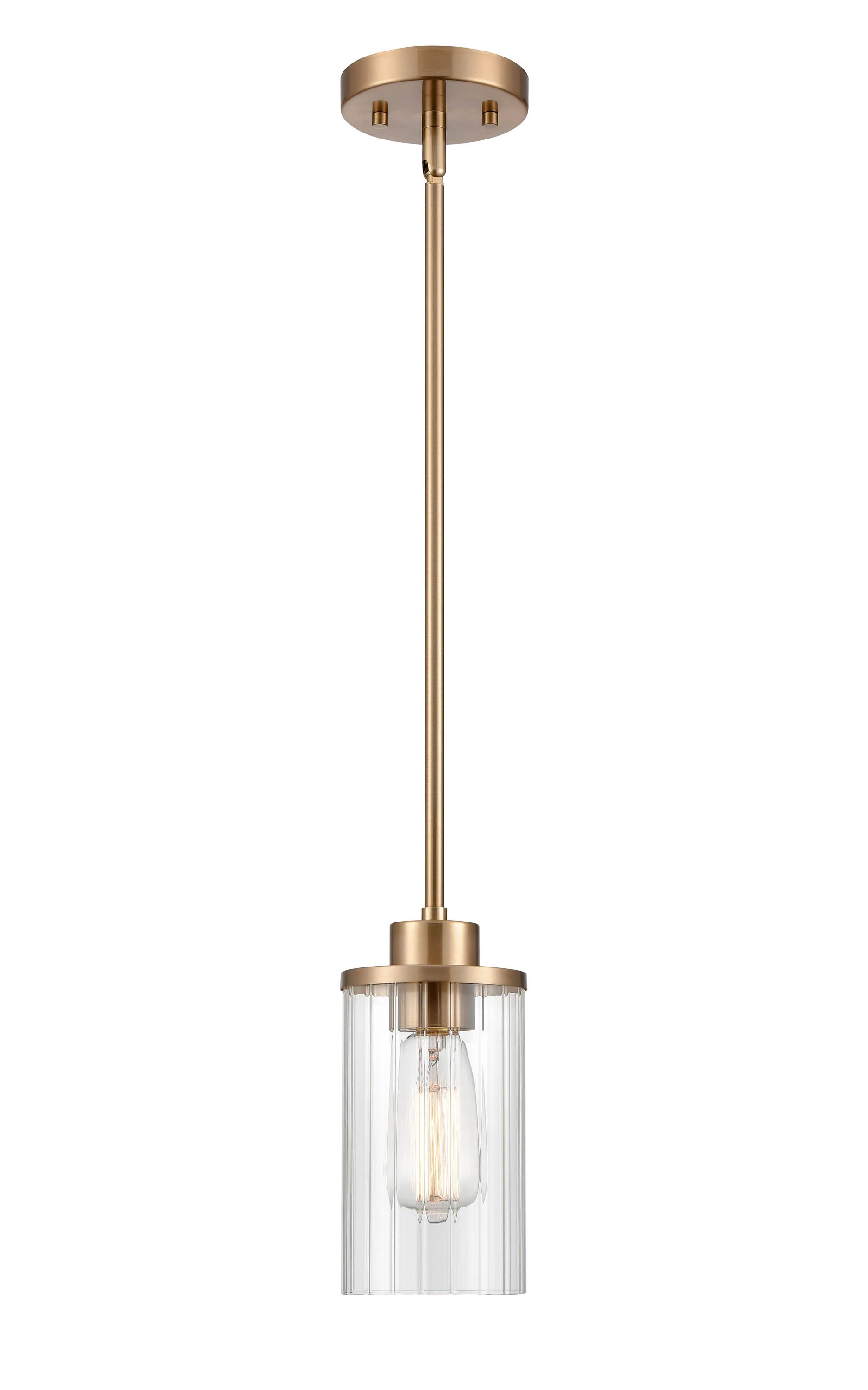 Mini-Pendant Light, Matte Black or Modern Gold, Beverlly Collection - Image 2