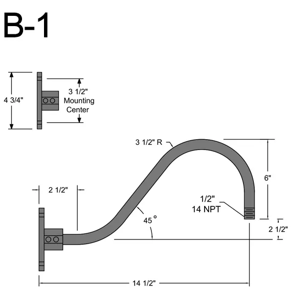 18" Shade Hi-Lite Gooseneck, Warehouse Collection, H-15118 Series (Available in Multiple Color Finishes)