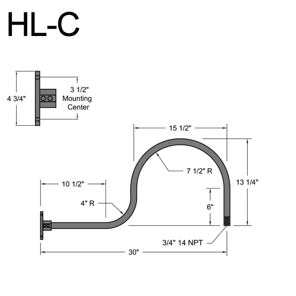 14" Shade Hi-Lite Gooseneck, Warehouse Collection, H-15114 Series (Available in Multiple Color Finishes) - Image 5