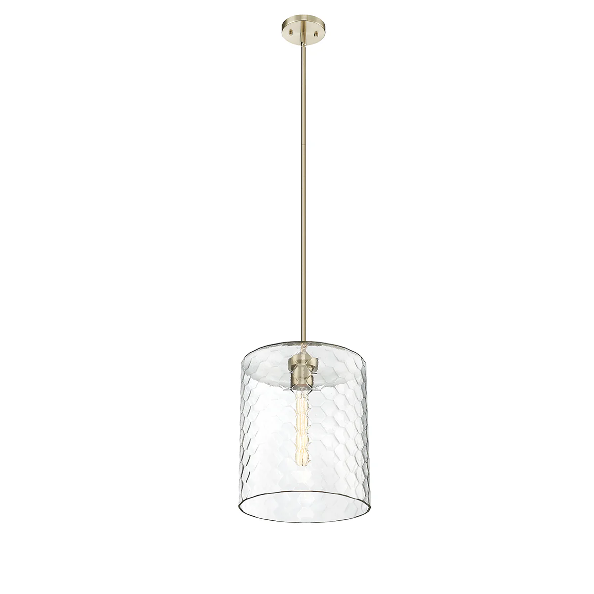 Pendant Light, Brushed Nickel or Modern Gold Finish, Ashli Collection - Image 2