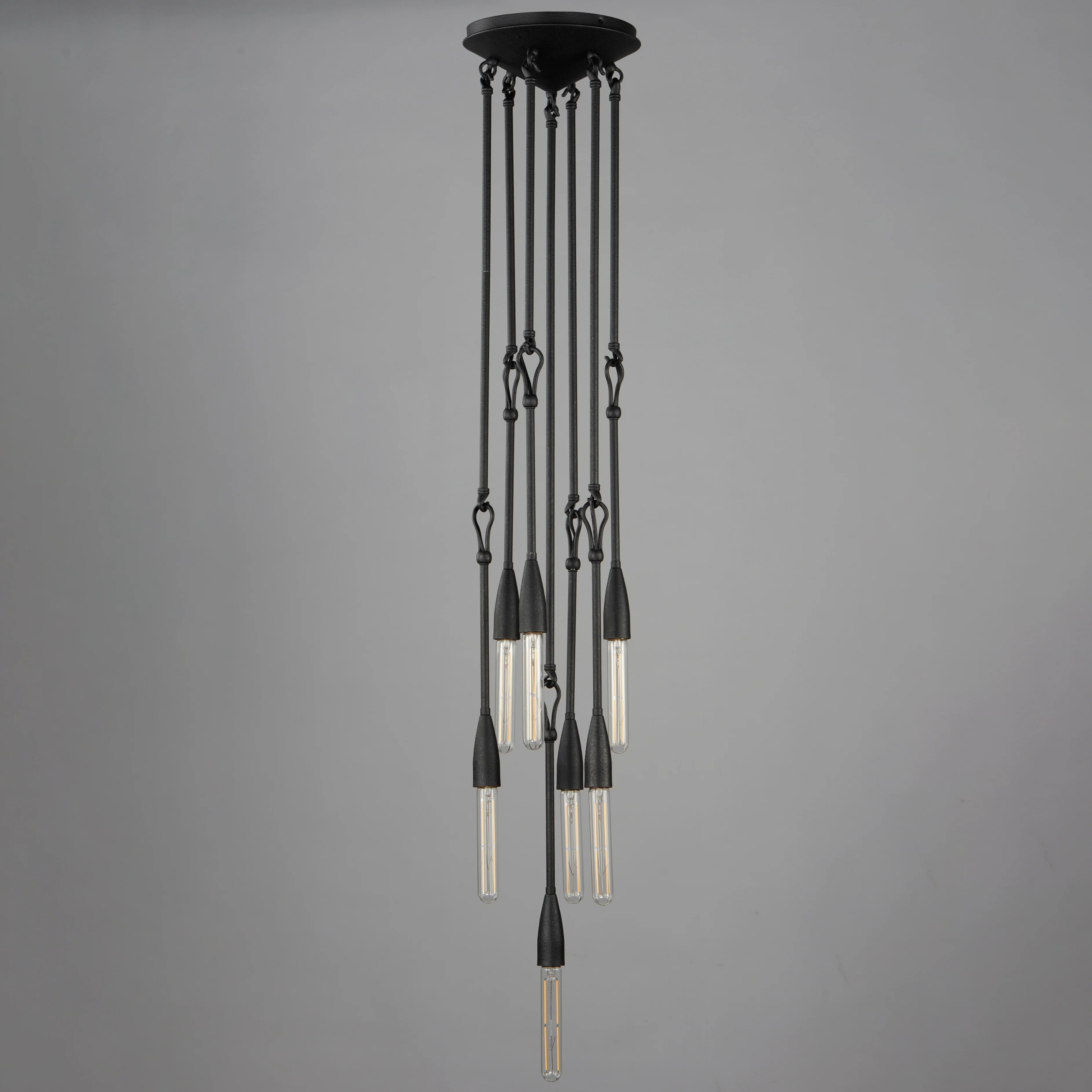 Pioneer 7-Light Pendant, Anthracite - Image 2