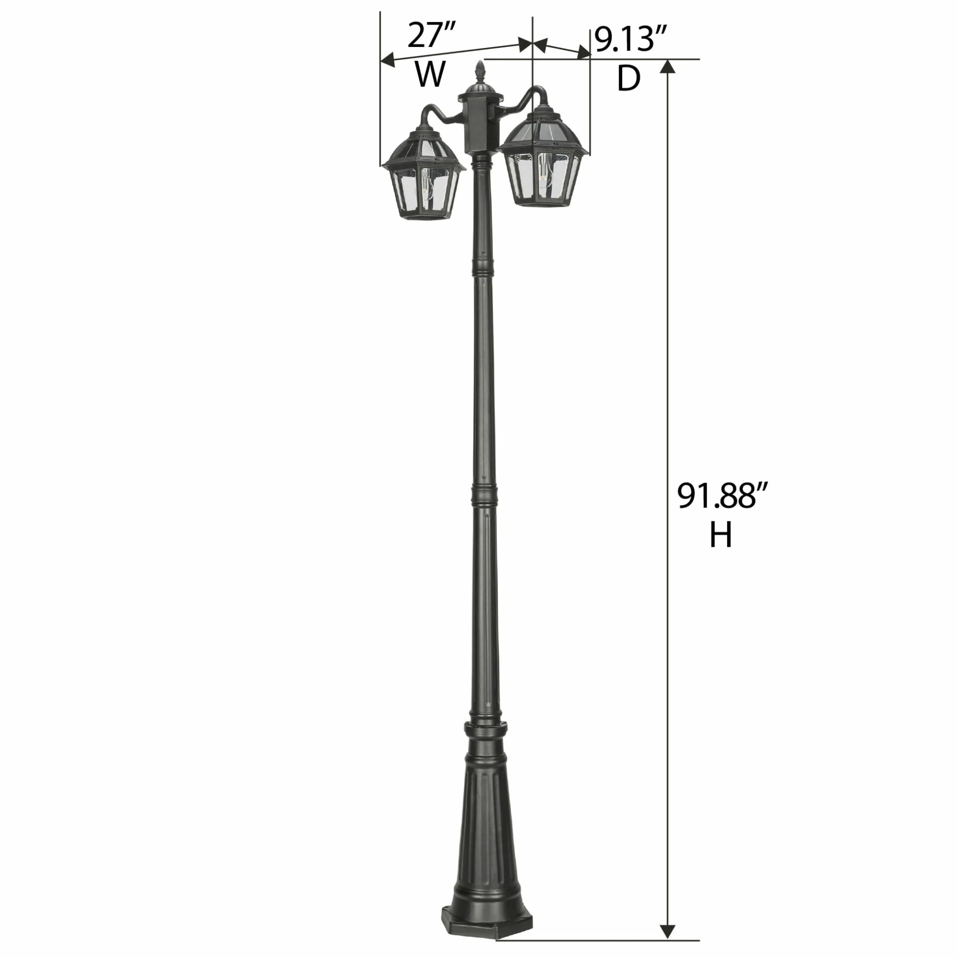 Polaris Double Head Lamp Post - Image 4