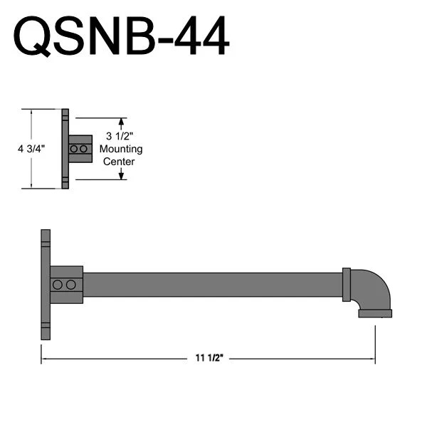 Quick Ship 12" Angled Shade Hi-Lite Gooseneck, Classic Collection, H-QSN18112 Series Oil Rubbed Bronze Finish - Image 3