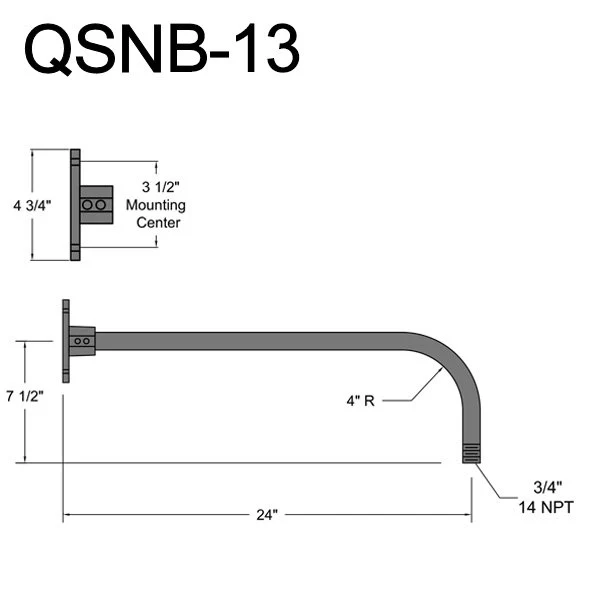 Quick Ship 12" Angled Shade Hi-Lite Gooseneck, Classic Collection, H-QSN18112 Series Oil Rubbed Bronze Finish - Image 6