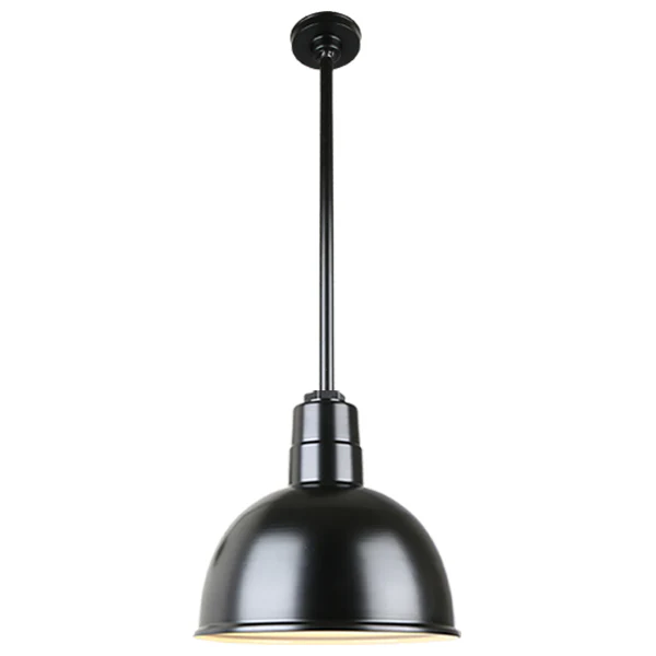 Quick Ship Hi-Lite 12" Deep Bowl Collection Stem Hung Pendant, H-QSN16112 Series Oil Rubbed Bronze Finish - Image 5