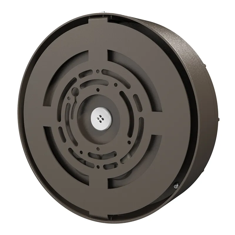 Round Bulkheads with Photocell, 850 Lumens, Wattage and CCT Selectable, 120-277V, Bronze or Black Finish - Image 2
