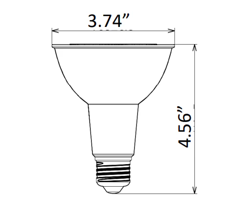 Smart App Compatible RGBW PAR30, 850 Lumens, 11W, 120 Volts - Image 2