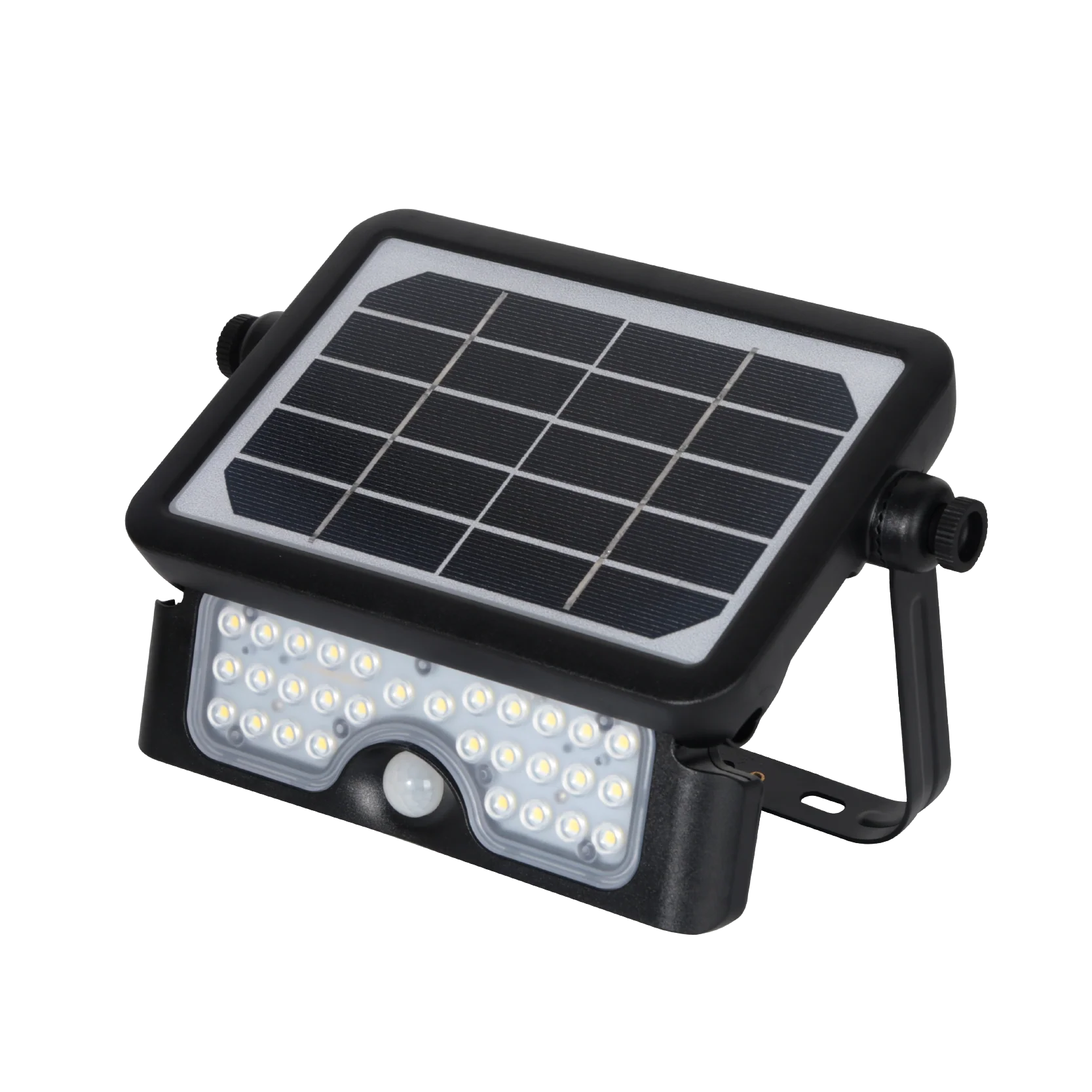Solar Flood Integrated Flood Light Pad, 5W, 500 Lumens, 4000K, Black - Image 2