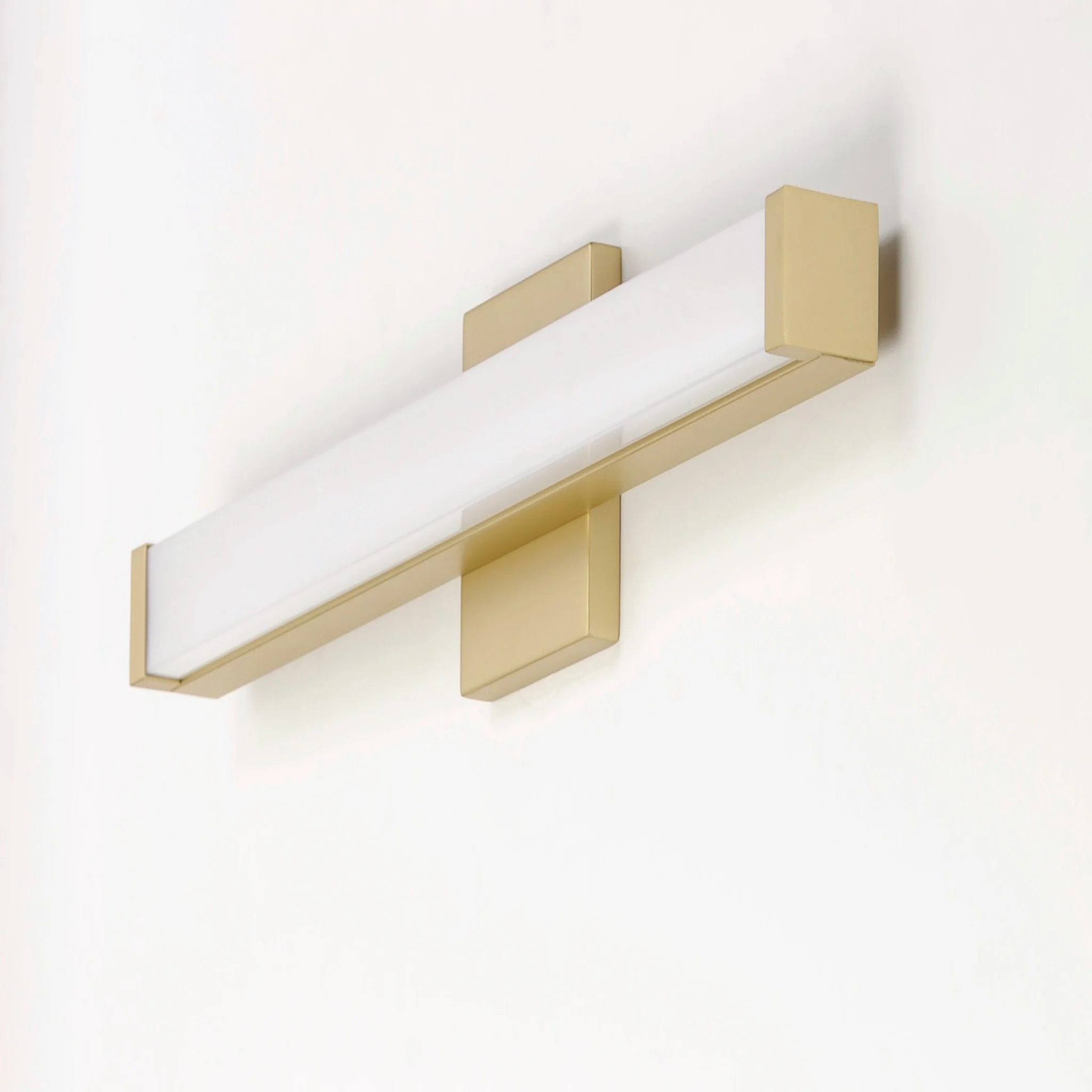 18" LED Bath Vanity, Gold - Image 2
