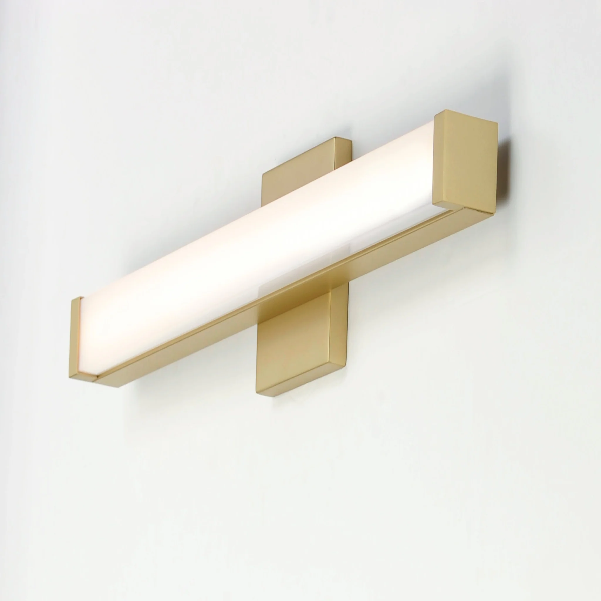 18" LED Bath Vanity, Gold - Image 4