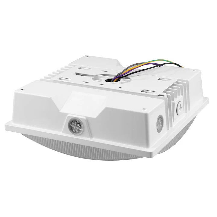 Square Canopy: Slim-Line, 8700 Lumen Max, Wattage and CCT Selectable, 120-277V, White or Bronze Finish - Image 4