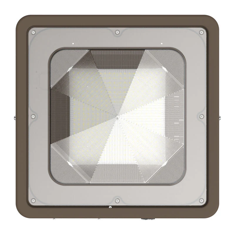 Square LED Garage and Ceiling Light with Emergency Backup Battery, 10,400 Lumens, 40W/60W/80W Selectable, 120-277V, CCT Selectable 3000K/4000K/5000K, Bronze Finish - Image 3