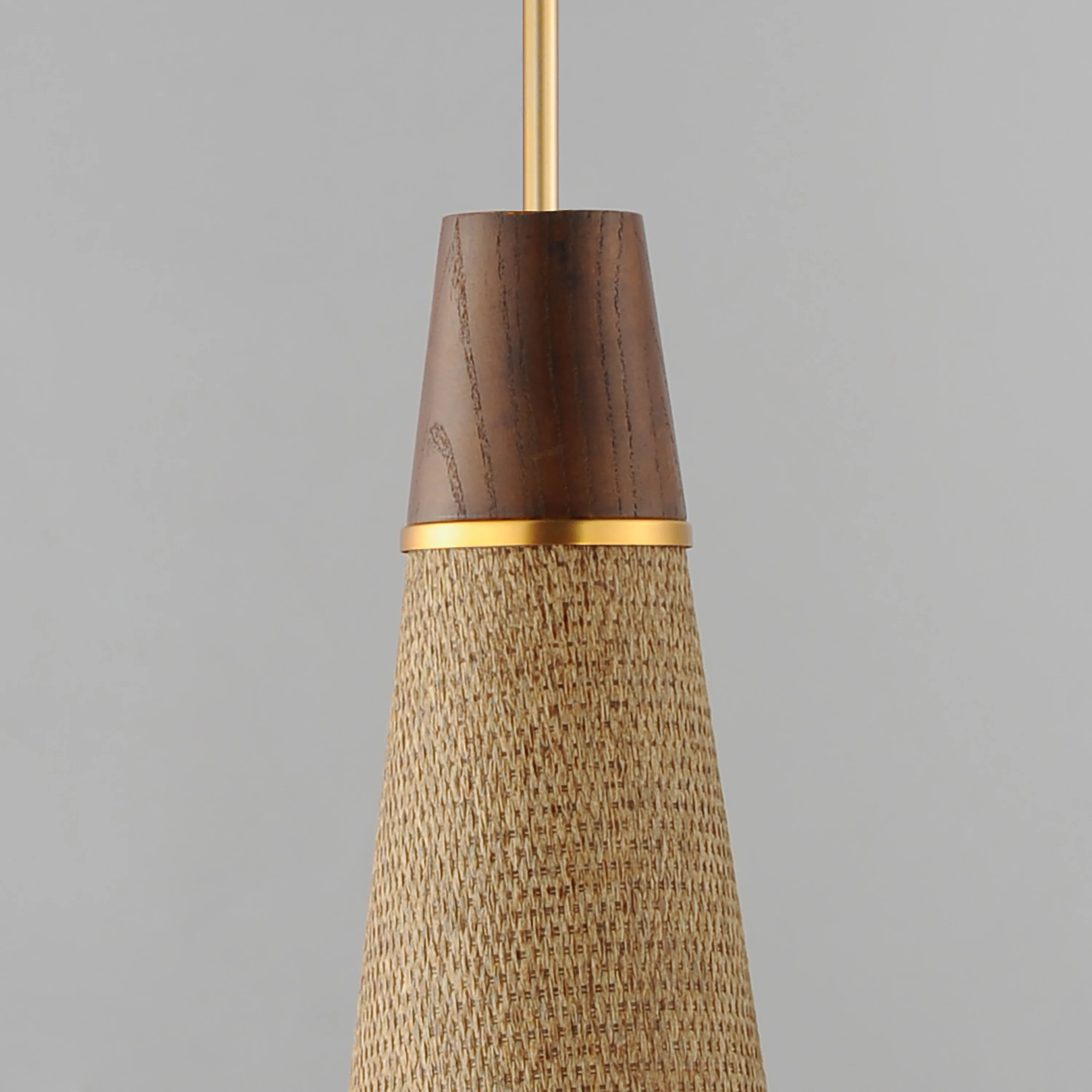 Sumatra 1-Light Pendant, Natural Aged Brass - Image 5
