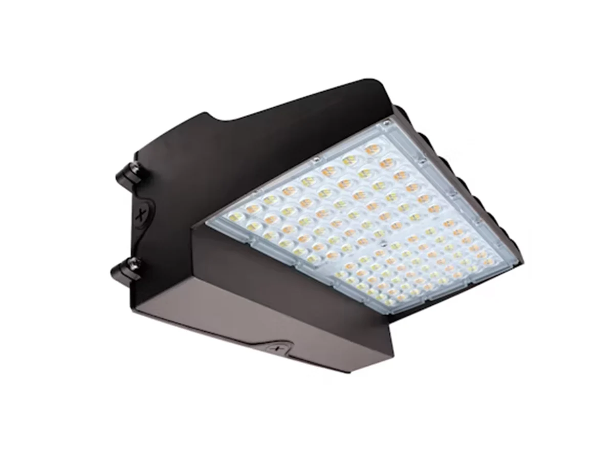 Wall Pack: Flat-FC-Line, 17,400 Lumen Max, Wattage and CCT Selectable, 120-277V, Sensor Ready, Bronze, Black or White Option