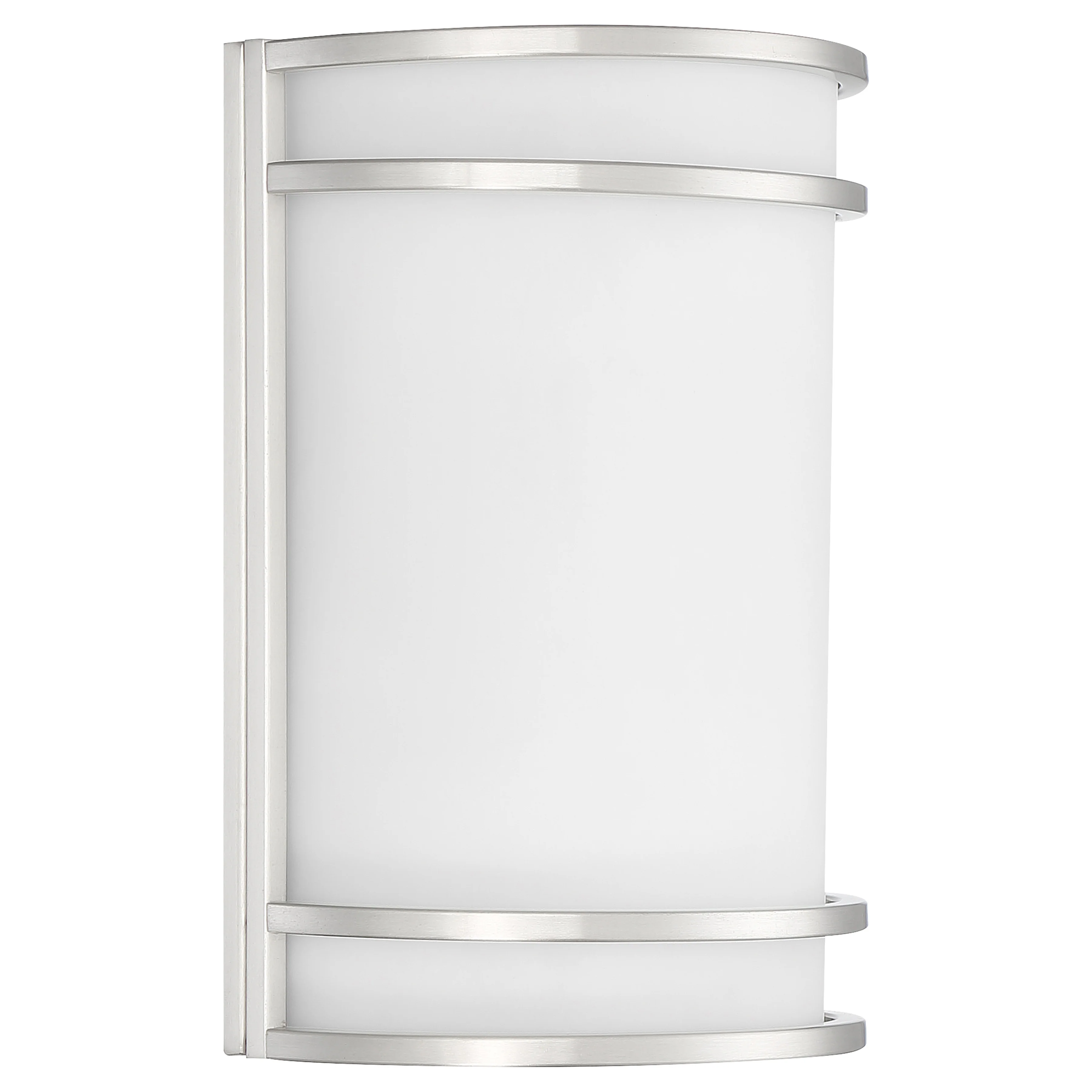 LED Wall Sconce, 60W, Brushed Steel Finish, 120V, Lola Collection