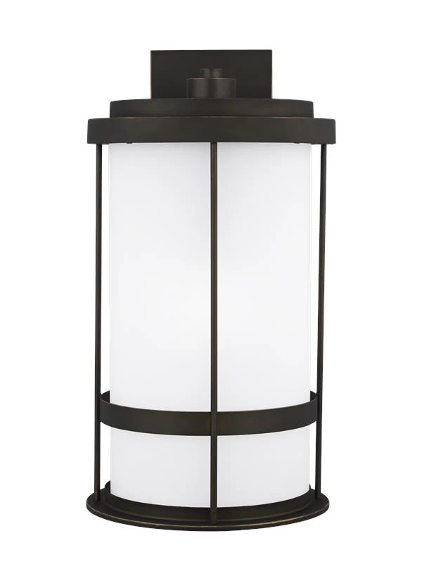 Wilburn Collection - Extra Large One Light Outdoor Wall Lantern | Finish: Antique Bronze - 8890901EN3-71
