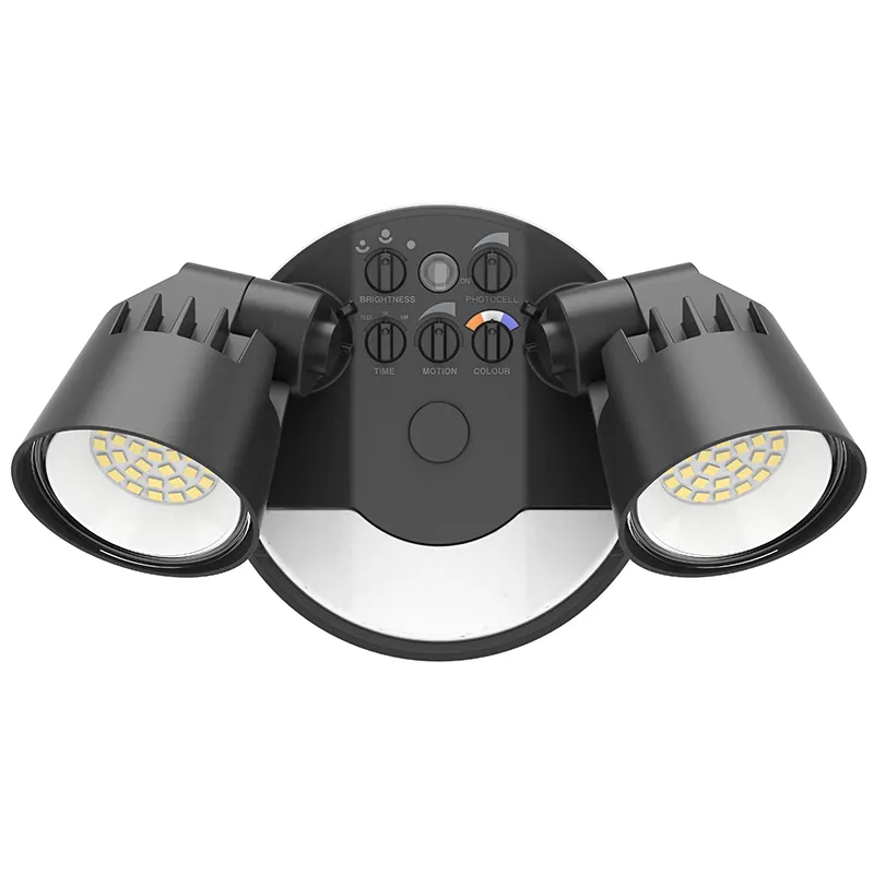 X-Gen Advance Security Lights with PIR Sensor, 3250 Lumens, Wattage and CCT Selectable, 120V, Bronze, White or Black Finish - Image 10